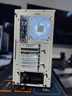 All white RGB Gaming PC - Ryzen 5 2600X - GTX 1070