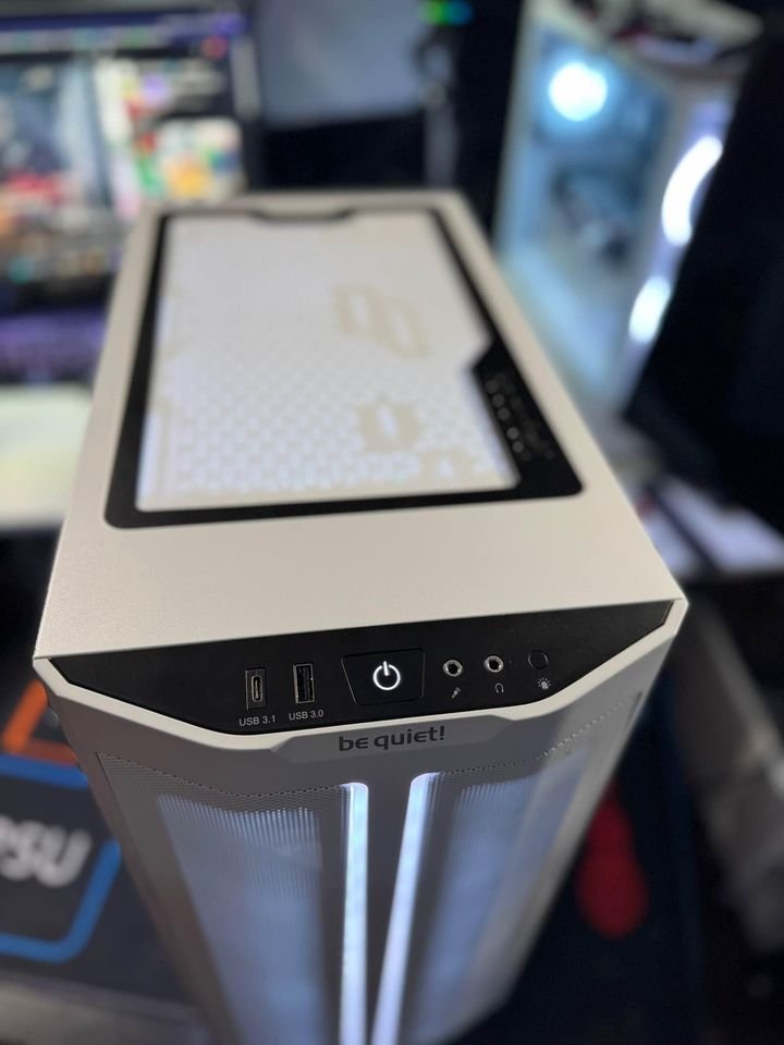 All white RGB Gaming PC - Ryzen 5 2600X - GTX 1070
