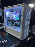 All white RGB Gaming PC - Ryzen 5 2600X - GTX 1070
