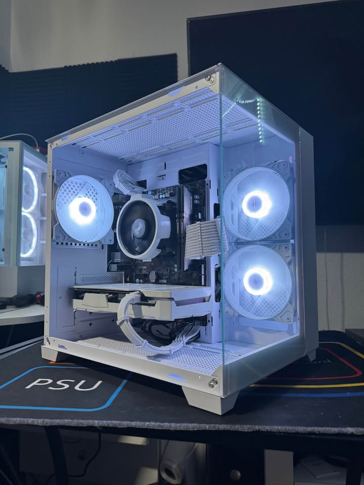 White Gaming PC - Ryzen 5 3600 - RTX 3060 - 16GB RAM - 512GB SSD