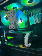 RTX Black N’ White Gaming PC / Ryzen 7 / RTX 2060